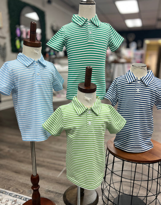 Backyard Stripe Polo